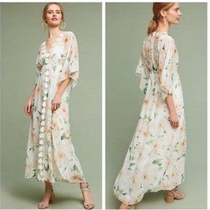 Anthropologie Farm Rio Dahlia Maxi Dress, Size S